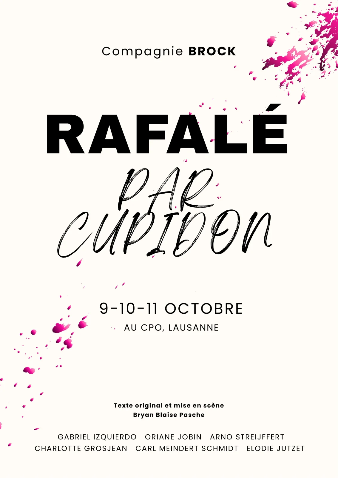 Affiche Rafalé par Cupidon